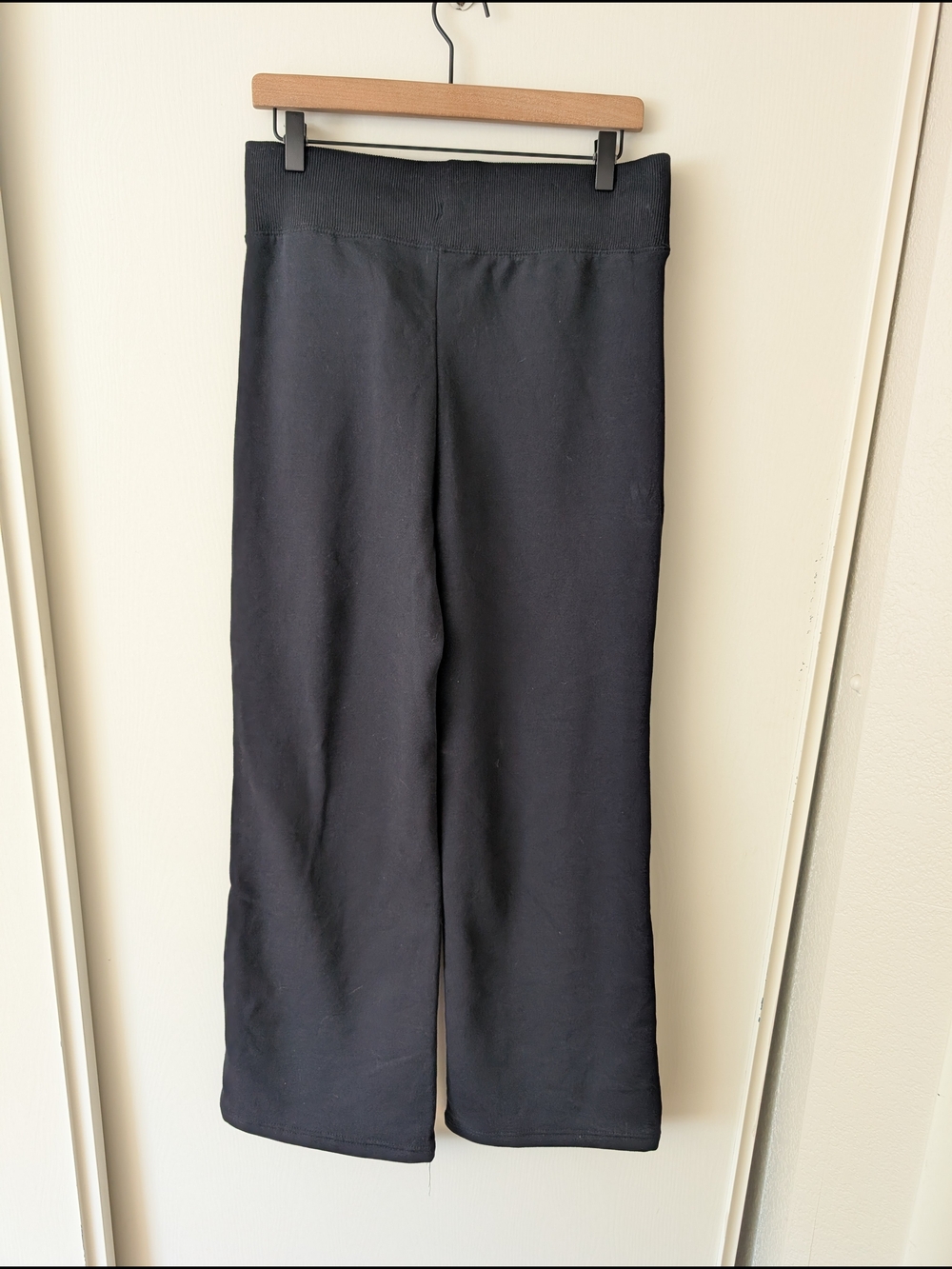 Buc-ee's Womens Small Black Wide Leg Fleece Sweatpants NWT Loungewear Casual - Picture 5 of 7